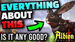 EVERYTHING About The New Caerleon Cottontail Black Bunny Rabbit Mount Albion Online [upl. by Eilhsa]