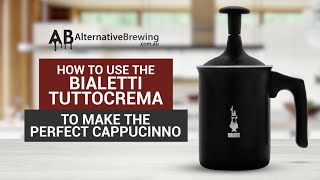 How to Use the Bialetti Tuttocrema Milk Frother [upl. by Assirek]