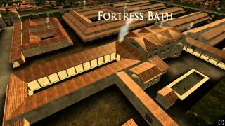 Animation of ancient Roman Fort in Caerleon Wales [upl. by Forelli]