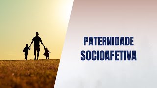 Paternidade socioafetiva [upl. by Stinky]