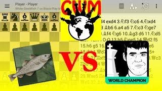 Stockfish 7 vs Play Magnus Age 25max FULL HD [upl. by Aitrop585]