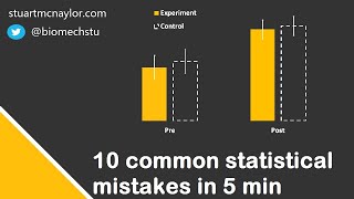 Ten Statistical Mistakes in 5 Min [upl. by Ettegroeg]