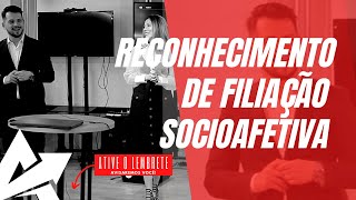 DIREITO DE FAMÍLIA Reconhecimento de filiação socioafetiva [upl. by Ogirdor]