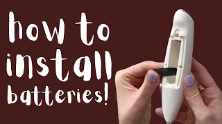 How To Install Batteries On The Milk BOSS Milk Frother By Zulay Kitchen [upl. by Yorled]